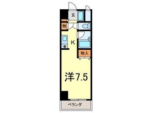 ブランベ－ル甲東園の物件間取画像